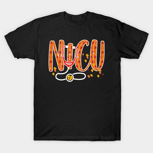 Nicu Nurse Life Nicu Nurse Fall Thanksgiving Day, funny Nurse Thanksgiving Day T-Shirt by Giftyshoop